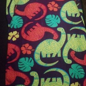 Lularoe OS Dinosaur Leggings